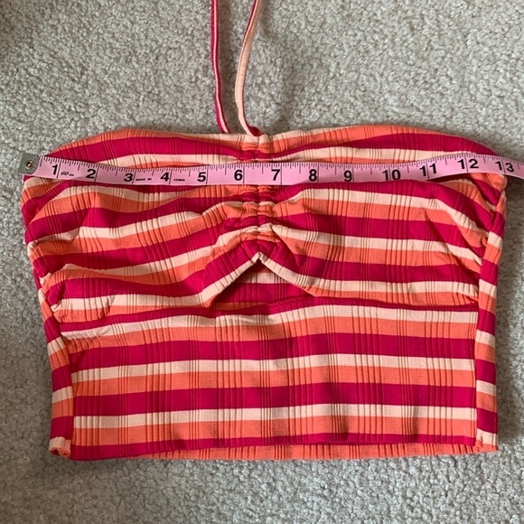 NWT L*Space Paloma Stripe Cropped TankTop Women Small Beach Summer Chic Colorful - Picture 8 of 9